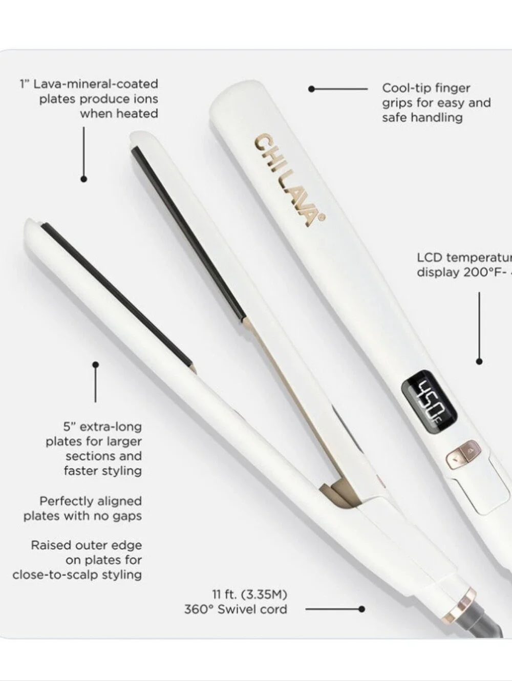 CHI LAVA 1 Inch Hairstyling Iron